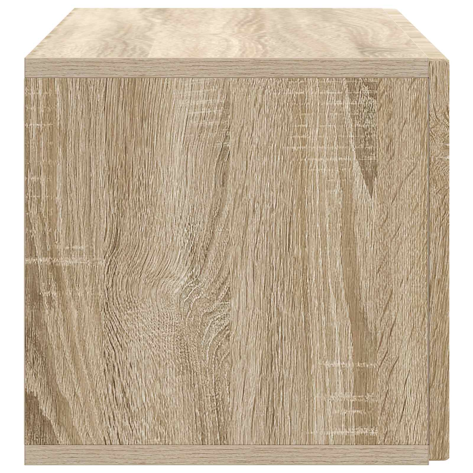 Nástěnná Tv Skříň Dub Sonoma 78,5 X 31 X 30 Cm Kompozitní Dřevo