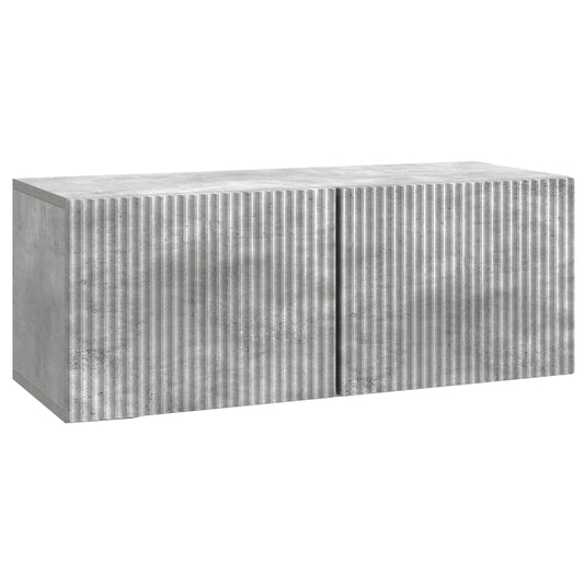 Nástěnná Tv Skříň Nástěnný Betonově Šedá 78,5 X 31 X 30 Cm