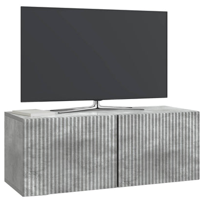Nástěnná Tv Skříň Nástěnný Betonově Šedá 78,5 X 31 X 30 Cm