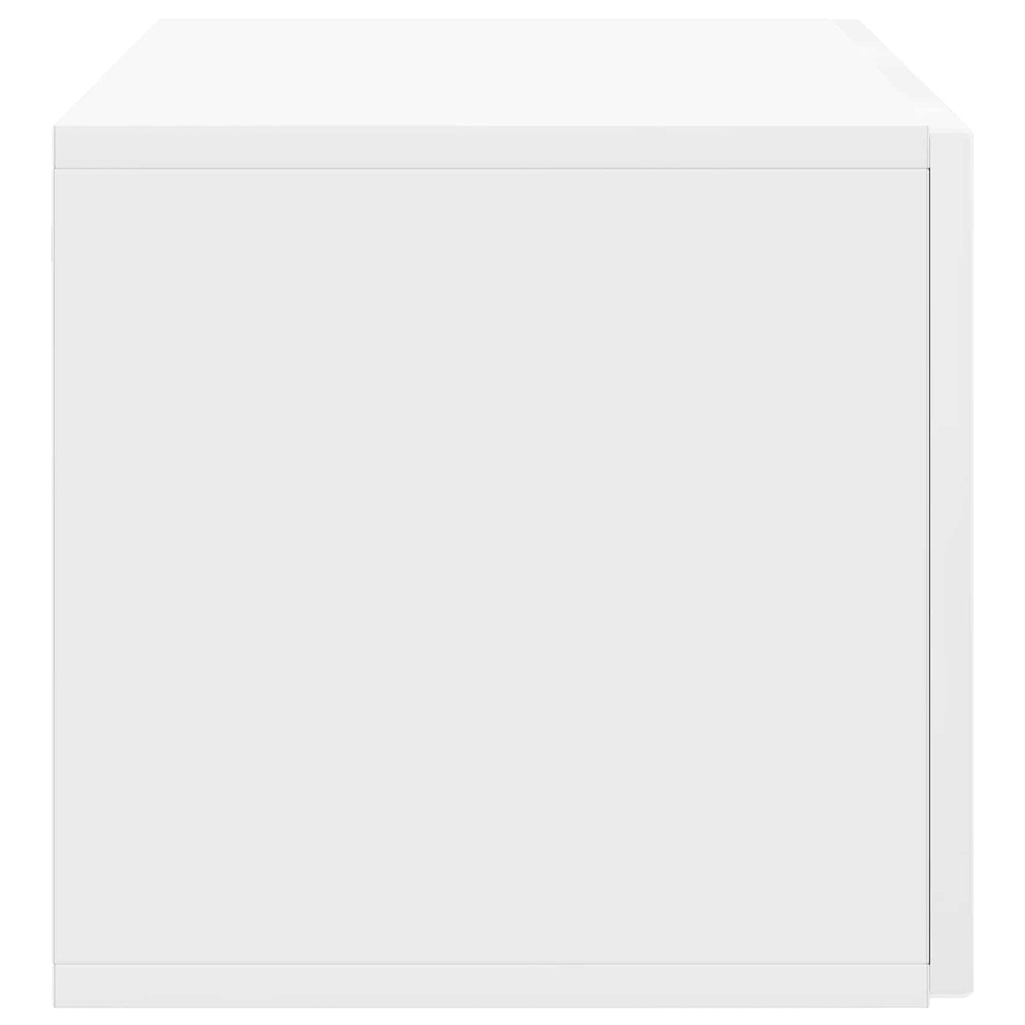 Nástěnná Tv Skříň Bílá S Vysokým Leskem 78,5 X 31 X 30 Cm