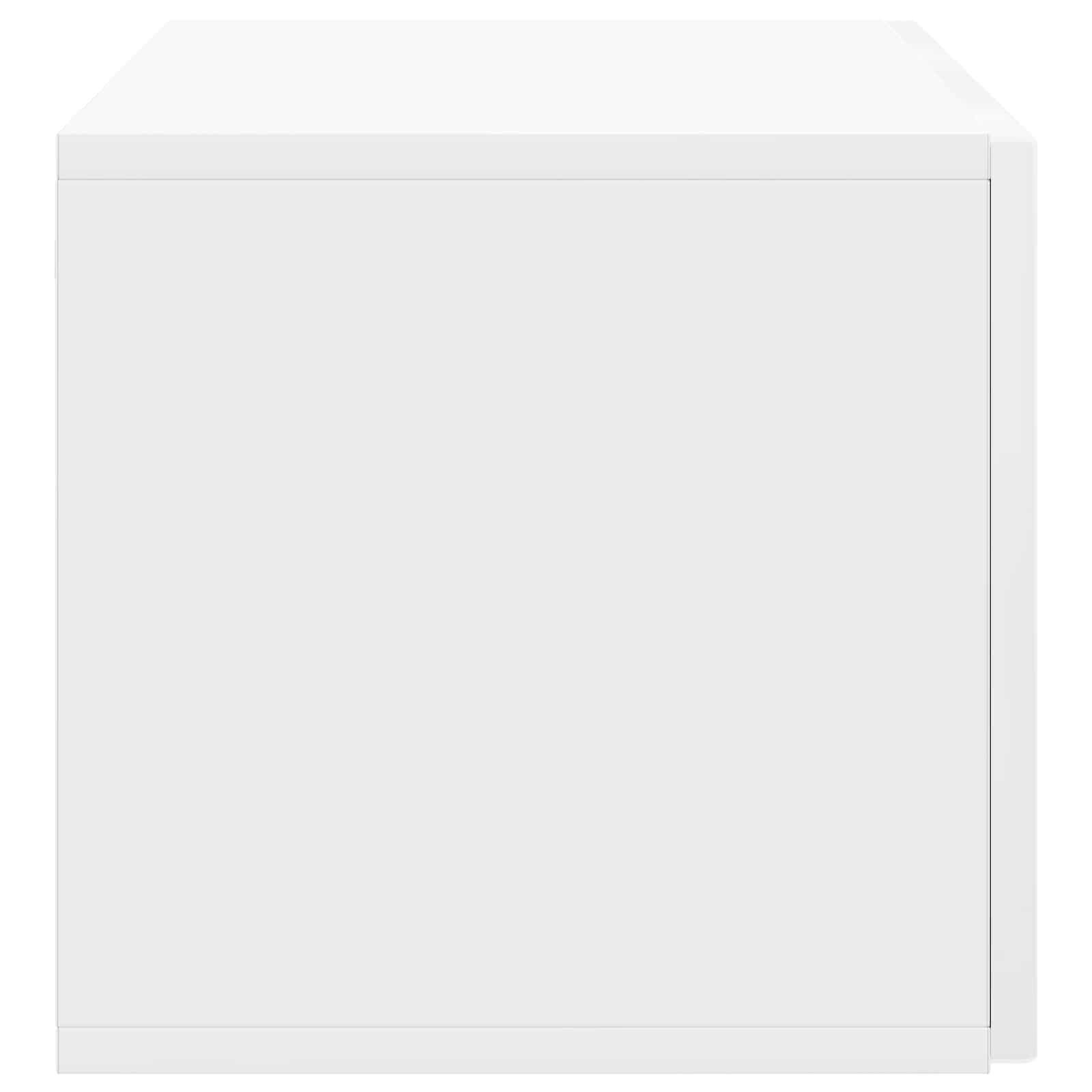 Nástěnná Tv Skříň Bílá S Vysokým Leskem 78,5 X 31 X 30 Cm