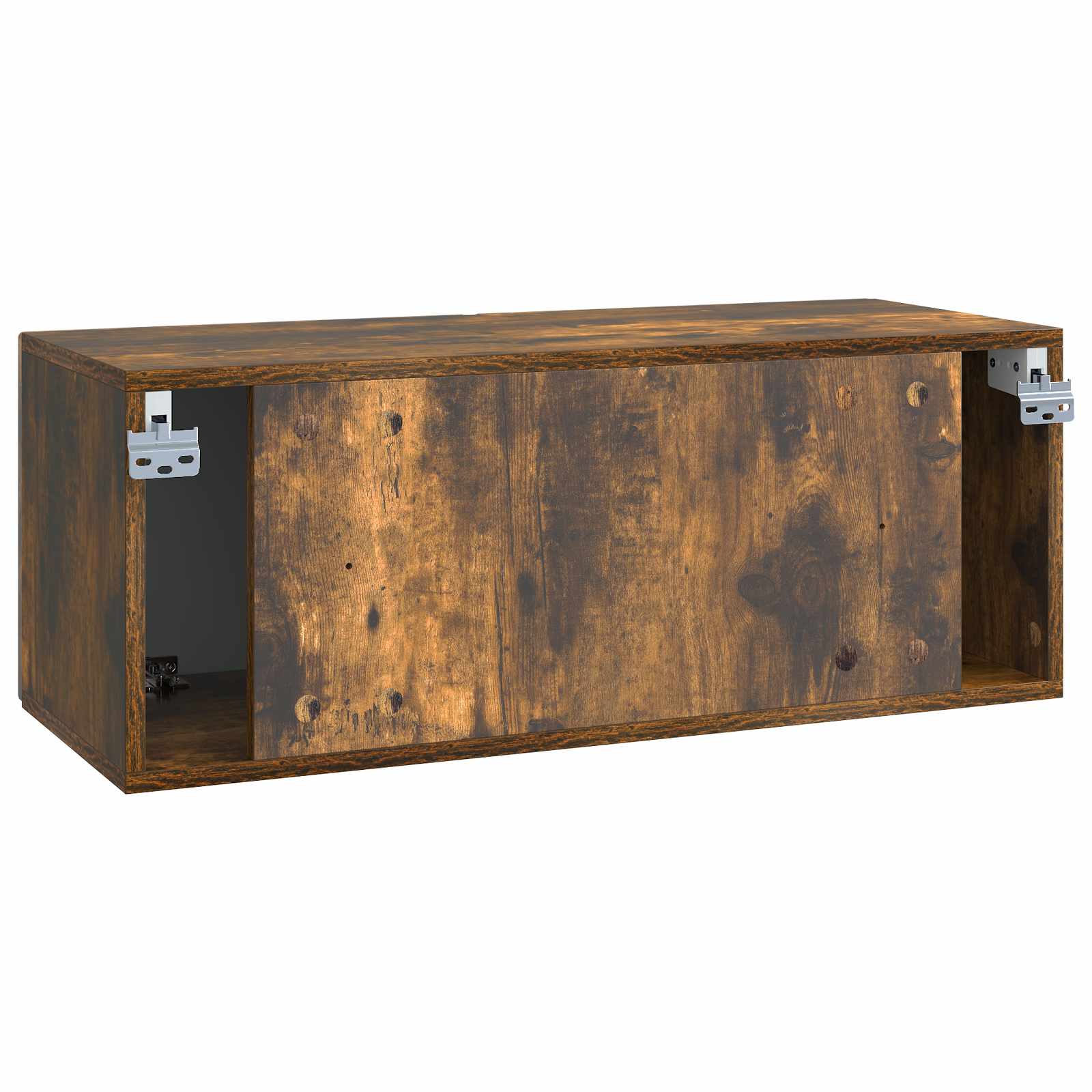 Nástěnná Tv Skříň Nástěnný Kouřový Dub 78,5 X 31 X 30 Cm