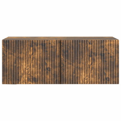 Nástěnná Tv Skříň Nástěnný Kouřový Dub 78,5 X 31 X 30 Cm