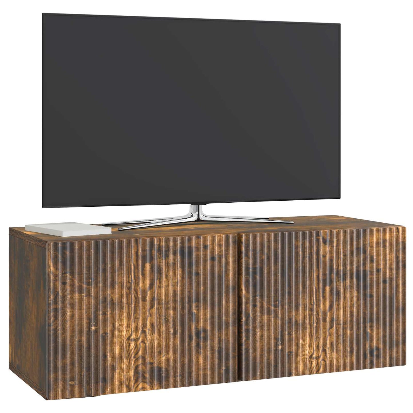 Nástěnná Tv Skříň Nástěnný Kouřový Dub 78,5 X 31 X 30 Cm