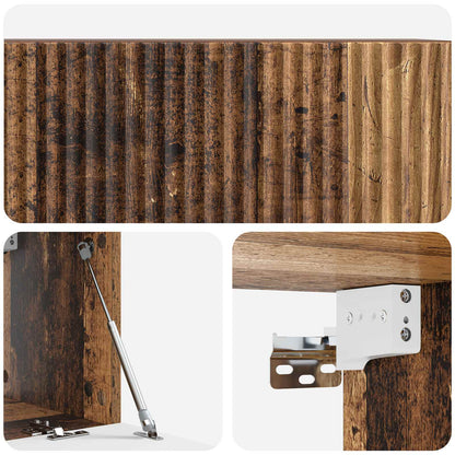 Nástěnná Tv Skříň Nástěnný Staré Dřevo 78,5 X 31 X 30 Cm