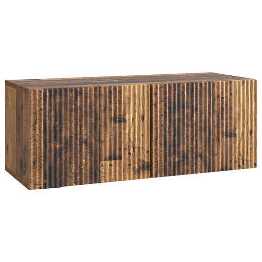 Nástěnná Tv Skříň Nástěnný Staré Dřevo 78,5 X 31 X 30 Cm
