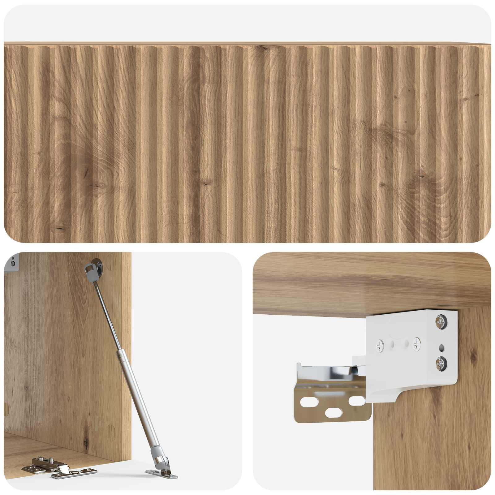 Nástěnná Tv Skříň 78,5 X 31 X 30 Cm Dub Artisan