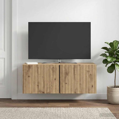 Nástěnná Tv Skříň 78,5 X 31 X 30 Cm Dub Artisan