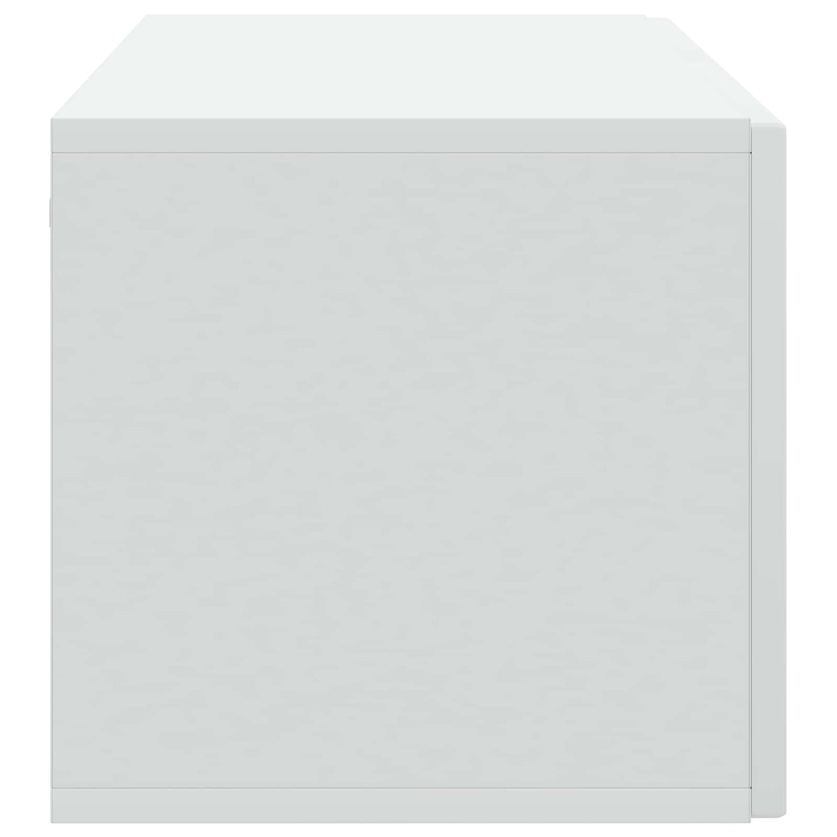 Nástěnná Tv Skříň Bílá 98 X 31 X 30 Cm Kompozitní Dřevo