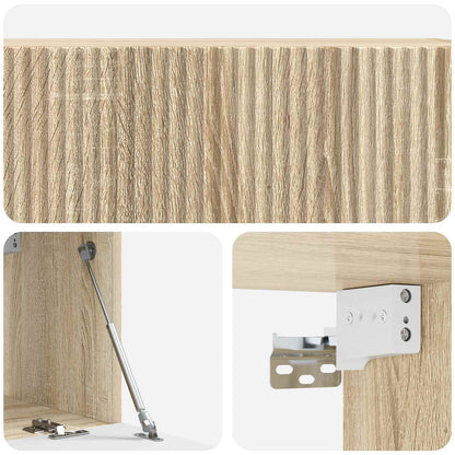 Nástěnná Tv Skříň Dub Sonoma 98 X 31 X 30 Cm Kompozitní Dřevo