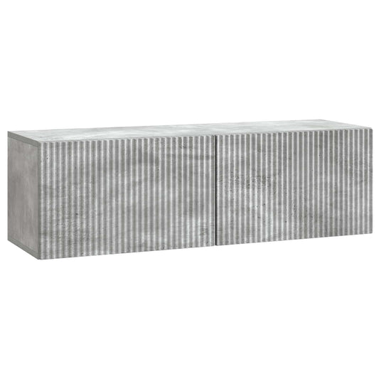 Nástěnná Tv Skříň Nástěnný Betonově Šedá 98 X 31 X 30 Cm