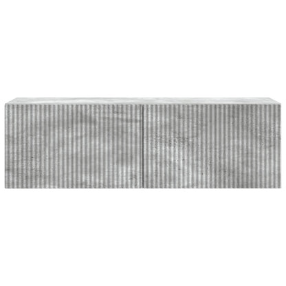 Nástěnná Tv Skříň Nástěnný Betonově Šedá 98 X 31 X 30 Cm
