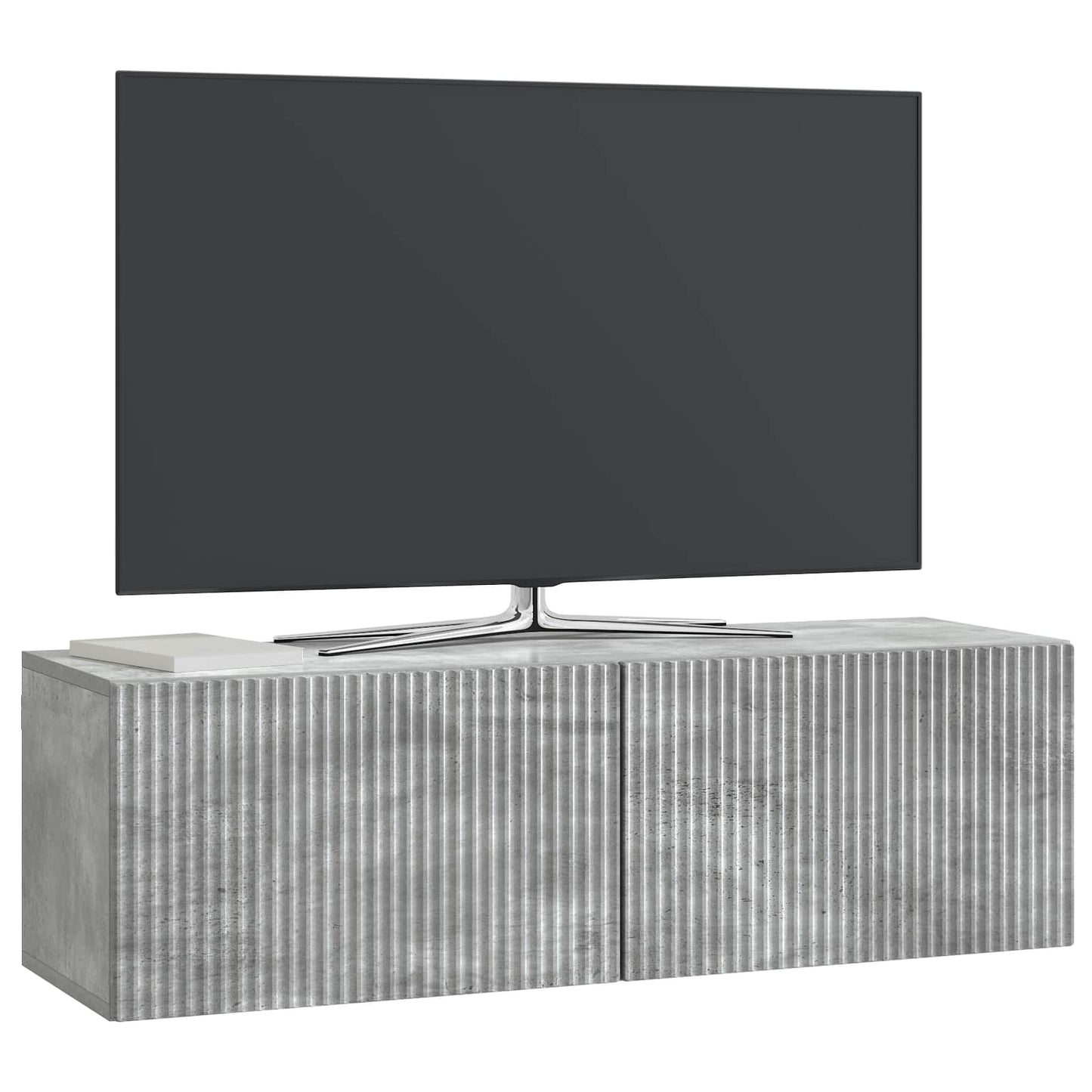 Nástěnná Tv Skříň Nástěnný Betonově Šedá 98 X 31 X 30 Cm