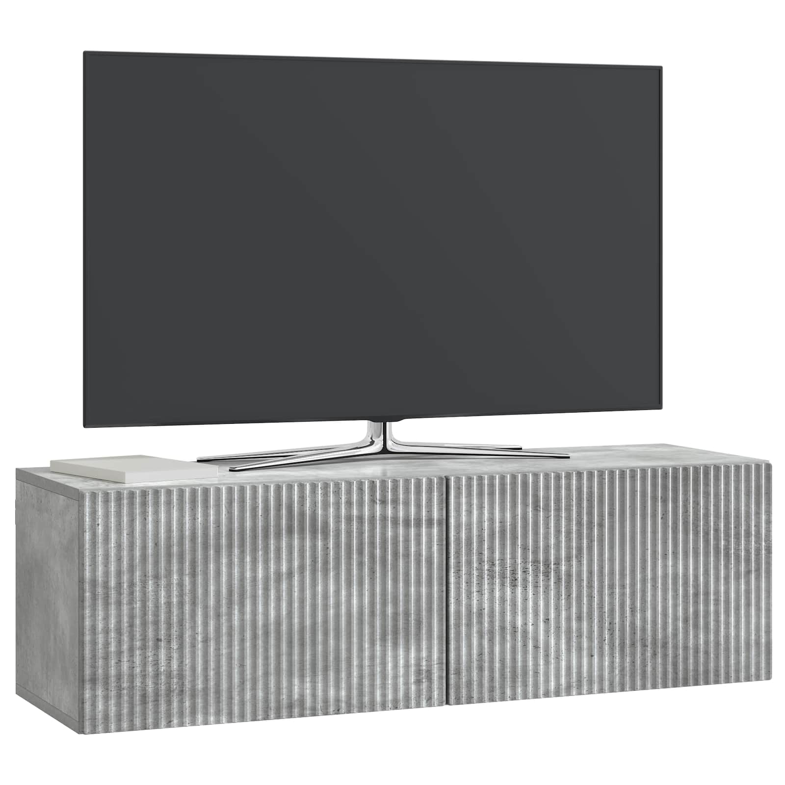 Nástěnná Tv Skříň Nástěnný Betonově Šedá 98 X 31 X 30 Cm