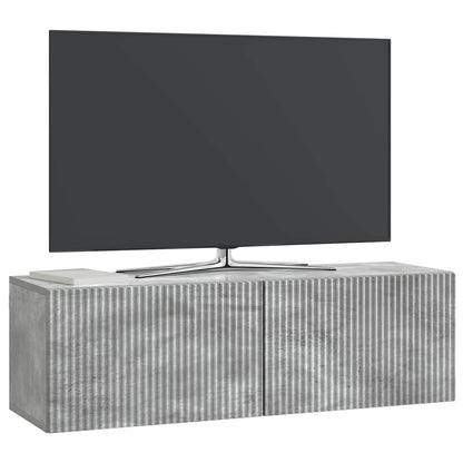 Nástěnná Tv Skříň Nástěnný Betonově Šedá 98 X 31 X 30 Cm