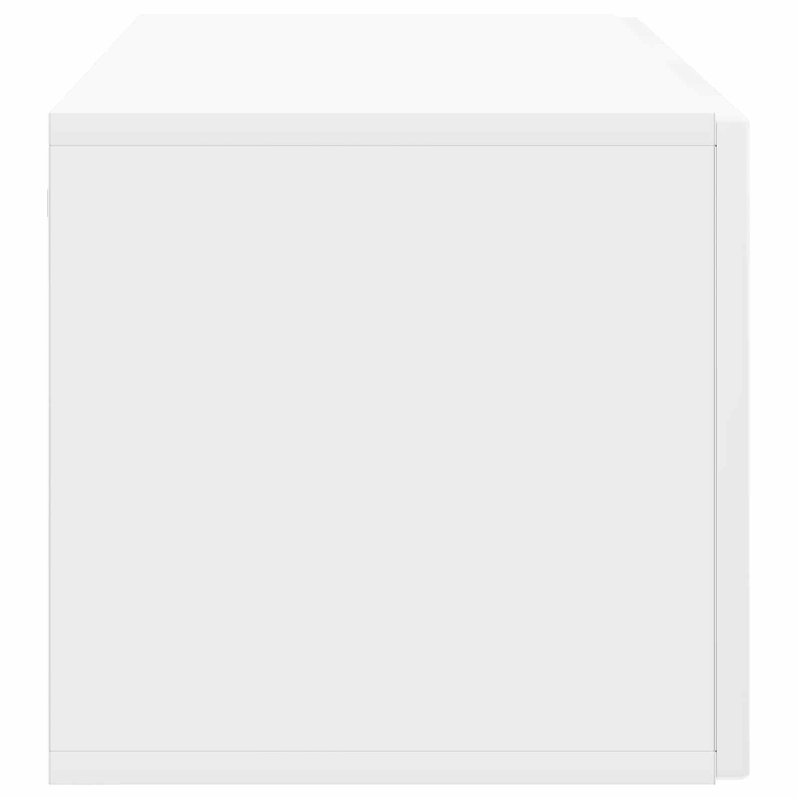 Nástěnná Tv Skříň Bílá S Vysokým Leskem 98 X 31 X 30 Cm