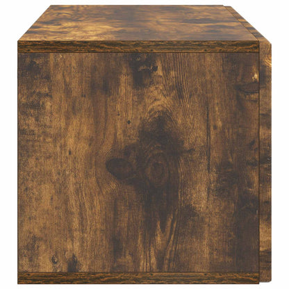 Nástěnná Tv Skříň Kouřový Dub 98 X 31 X 30 Cm Kompozitní Dřevo