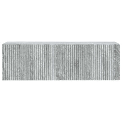 Nástěnná Tv Skříň Šedá Sonoma 98 X 31 X 30 Cm Kompozitní Dřevo