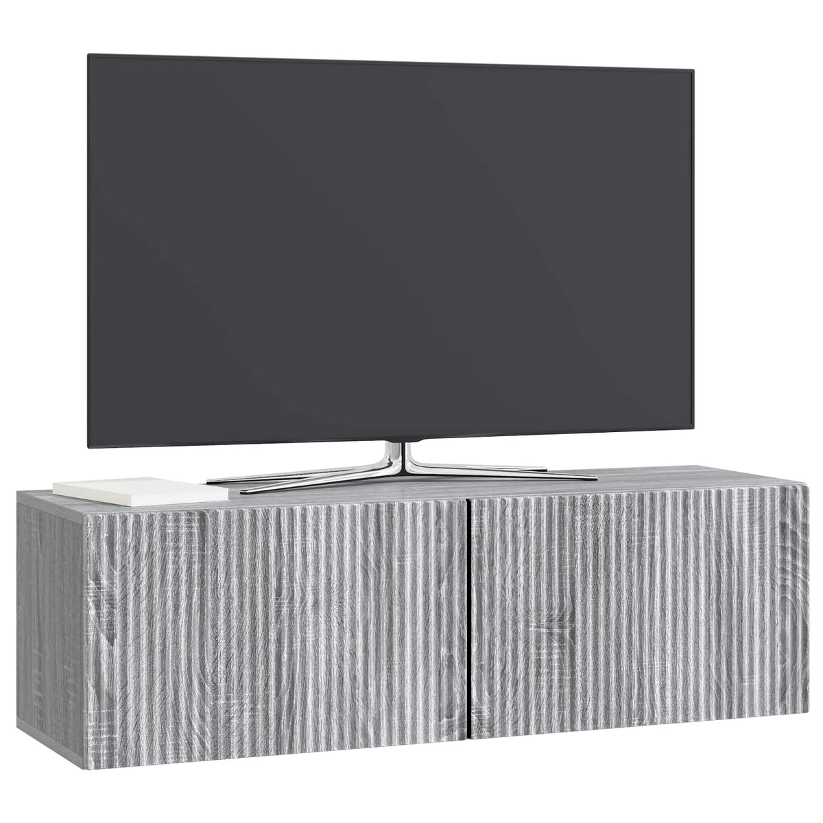 Nástěnná Tv Skříň Šedá Sonoma 98 X 31 X 30 Cm Kompozitní Dřevo