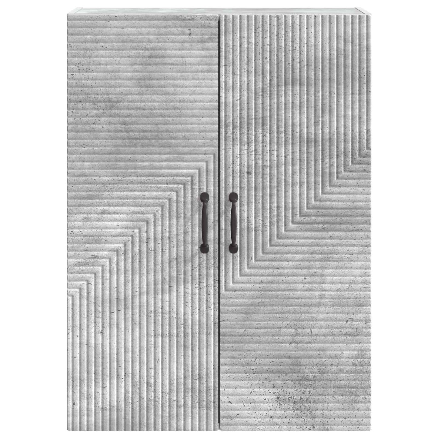 Nástěnná Skříň Betonově Šedá 66 X 34,5 X 90 Cm Kompozitní Dřevo