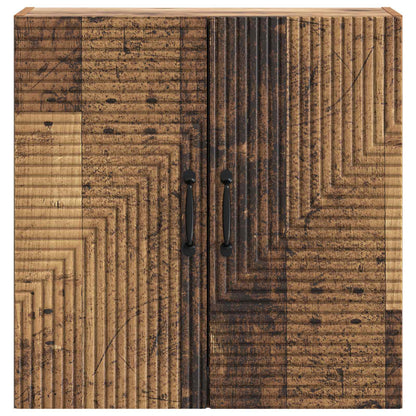 Nástěnná Skříň Staré Dřevo 59 X 31 X 60 Cm Kompozitní Dřevo