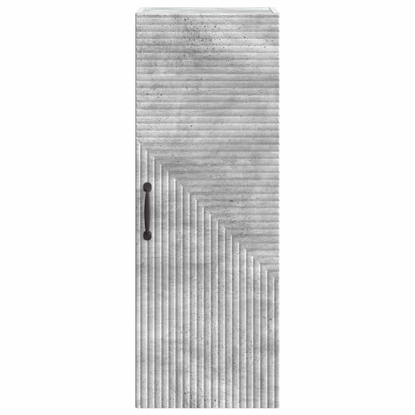Nástěnná Skříň Betonově Šedá 33 X 34,5 X 90 Cm Kompozitní Dřevo