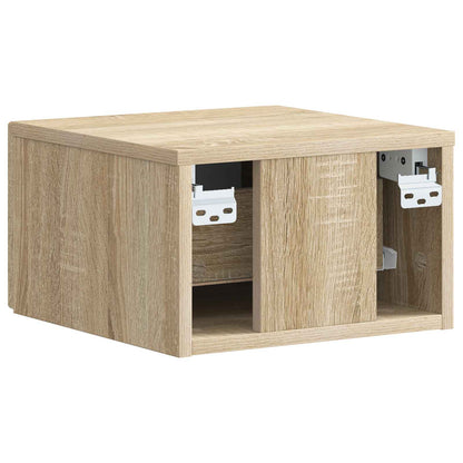 Nástěnný Noční Stolek 2 Pcs Dub Sonoma 34,5 X 33 X 20 Cm