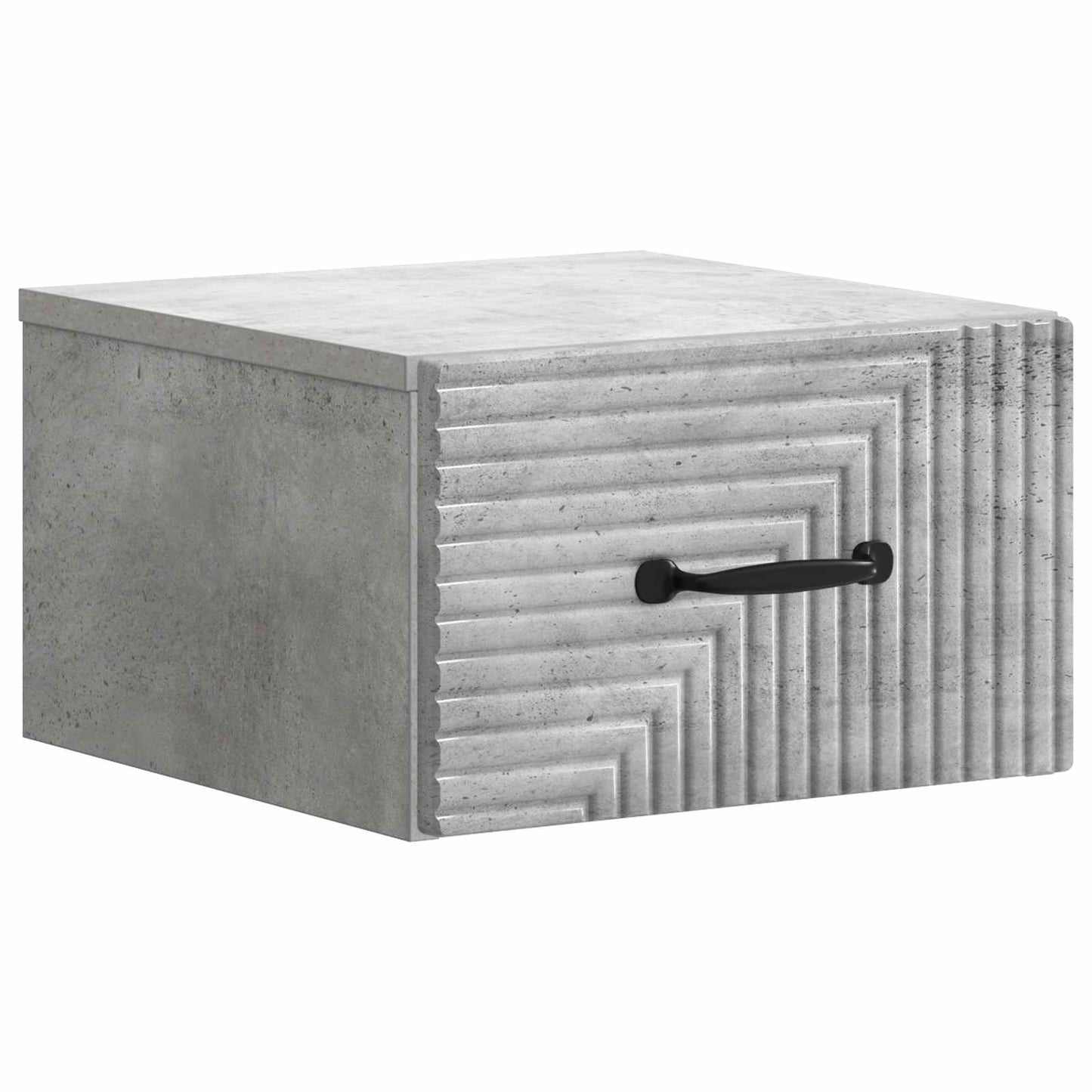 Nástěnný Noční Stolek 2 Pcs Betonově Šedá 34,5 X 33 X 20 Cm