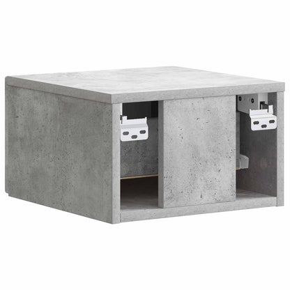 Nástěnný Noční Stolek 2 Pcs Betonově Šedá 34,5 X 33 X 20 Cm