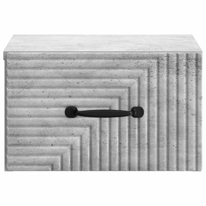 Nástěnný Noční Stolek 2 Pcs Betonově Šedá 34,5 X 33 X 20 Cm