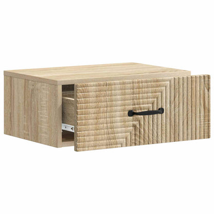 Nástěnný Noční Stolek 2 Pcs Dub Sonoma 49 X 34,5 X 20 Cm