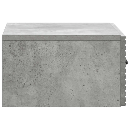 Nástěnný Noční Stolek 2 Pcs Betonově Šedá 49 X 34,5 X 20 Cm