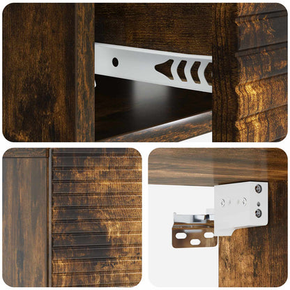 Nástěnný Noční Stolek 2 Pcs Kouřový Dub 49 X 34,5 X 20 Cm
