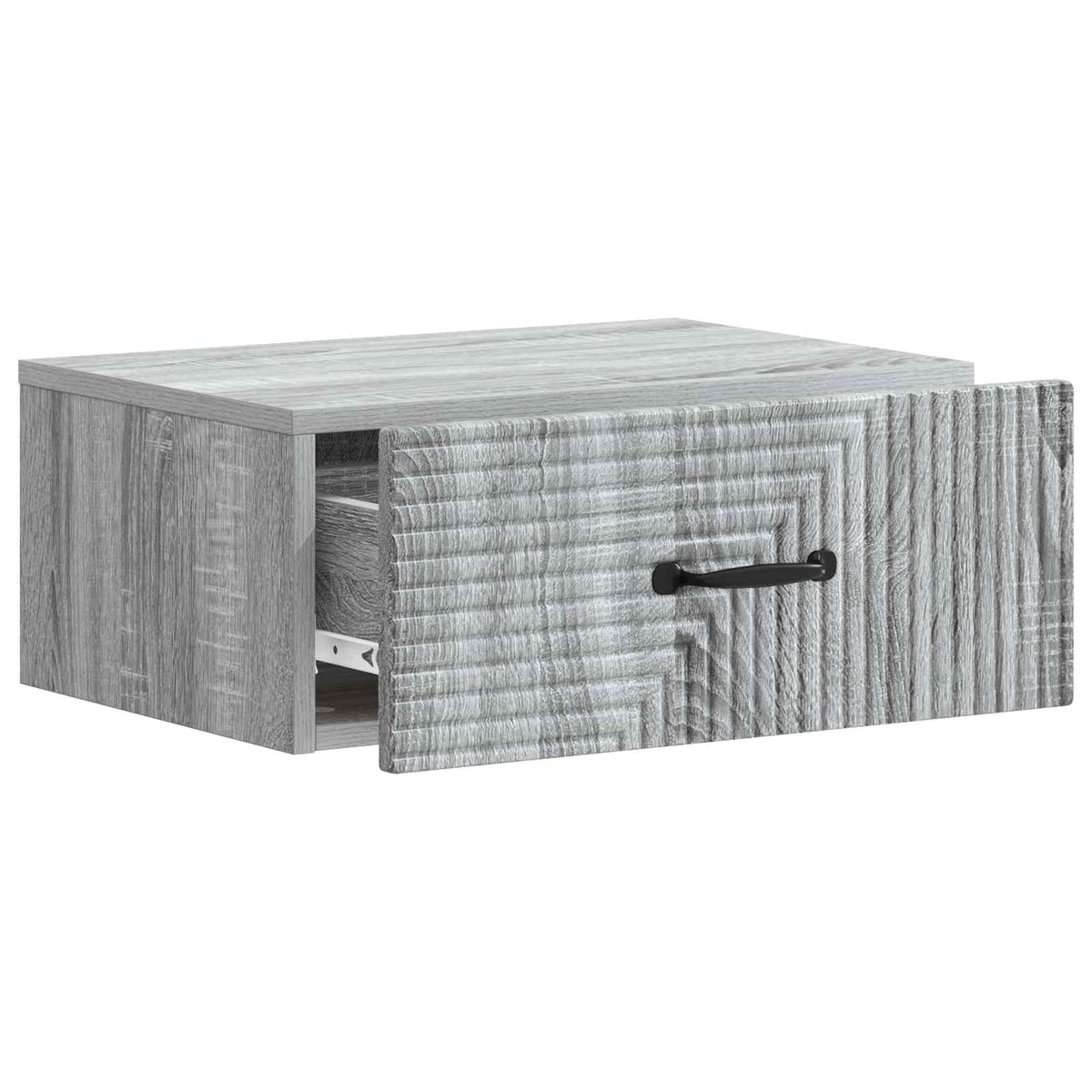 Nástěnný Noční Stolek 2 Pcs Šedá Sonoma 49 X 34,5 X 20 Cm