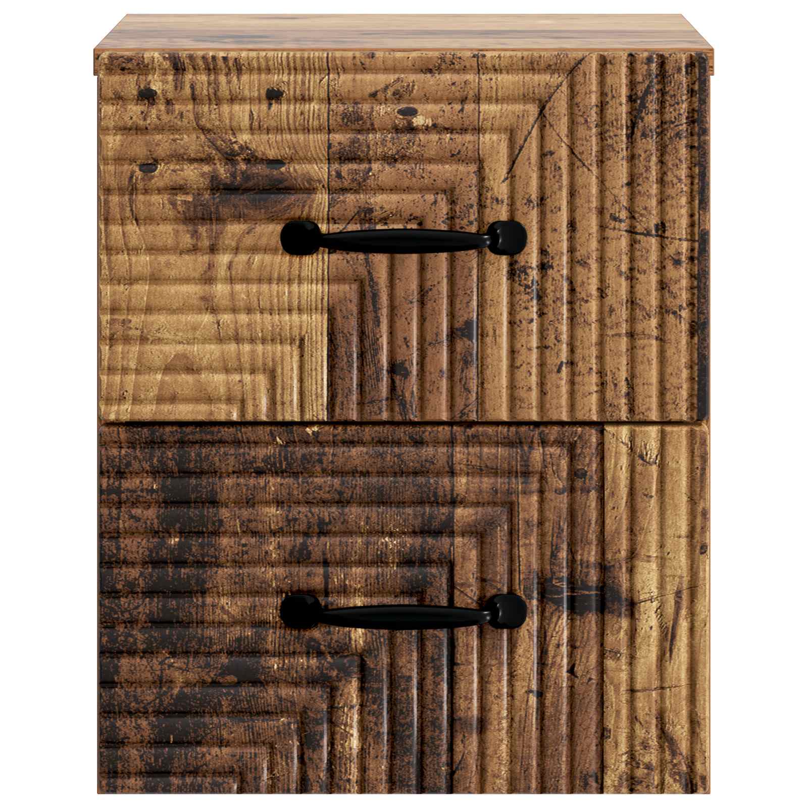 Nástěnný Noční Stolek 2 Pcs Staré Dřevo 34,5 X 33 X 40 Cm