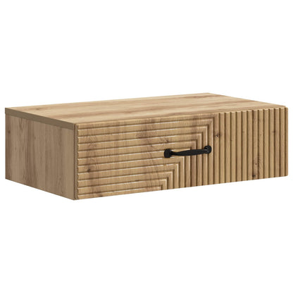 Nástěnný Boční Stůl 59 X 34,5 X 17 Cm Kompozitní Dřevo
