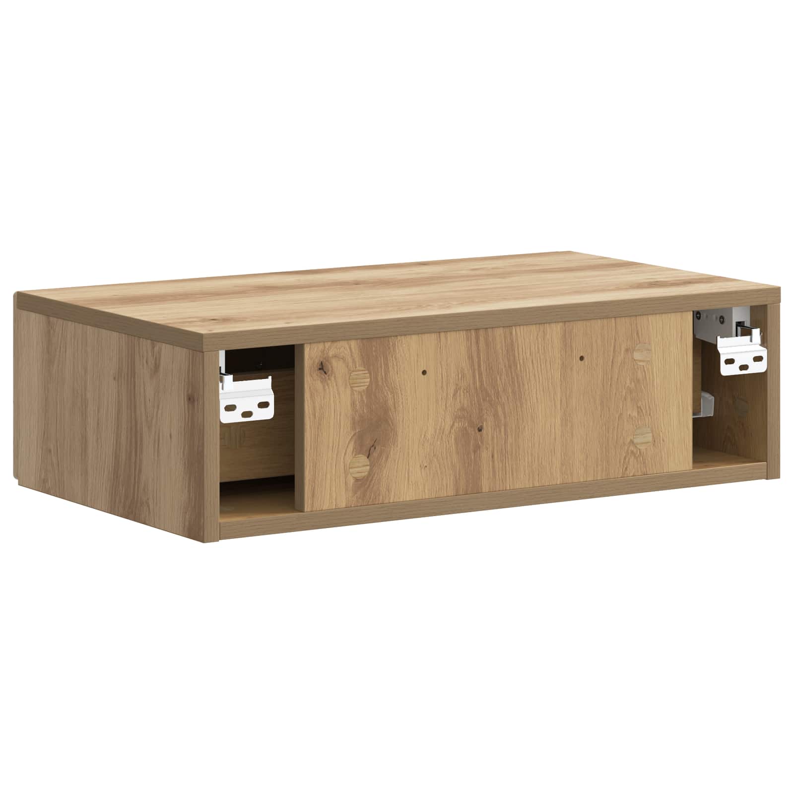 Nástěnný Boční Stůl 59 X 34,5 X 17 Cm Kompozitní Dřevo