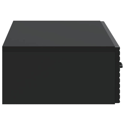 Nástěnný Boční Stůl Černá 87,5 X 34,5 X 17 Cm Kompozitní Dřevo