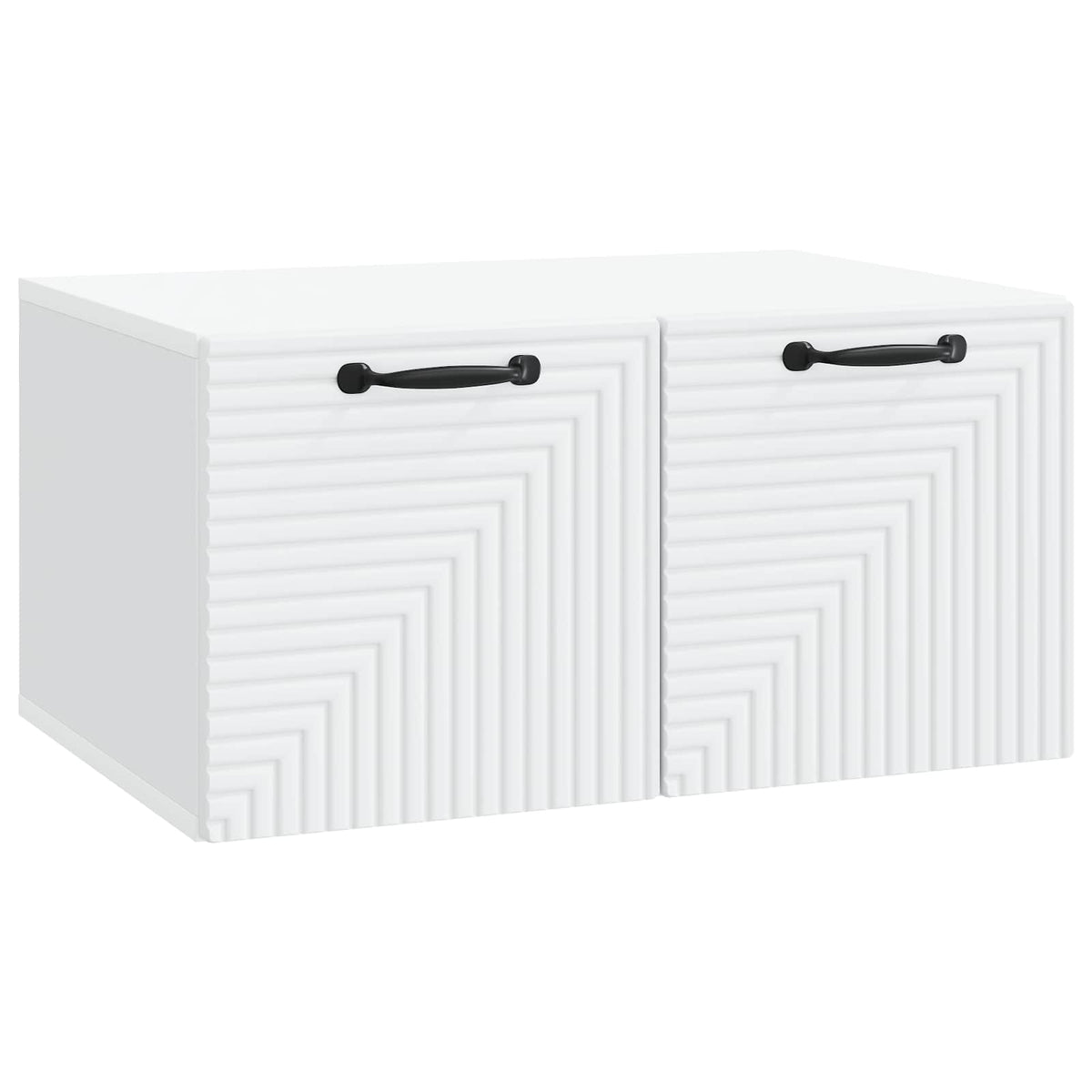 Nástěnná Tv Skříň Bílá 59,5 X 41 X 30 Cm Kompozitní Dřevo