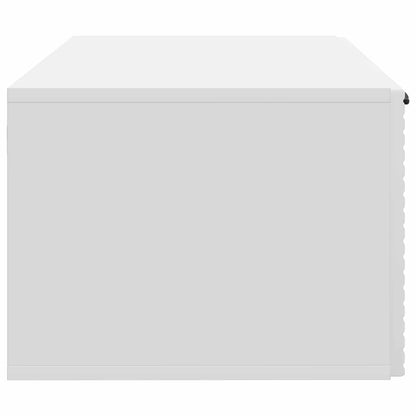 Nástěnná Tv Skříň Bílá 59,5 X 41 X 30 Cm Kompozitní Dřevo