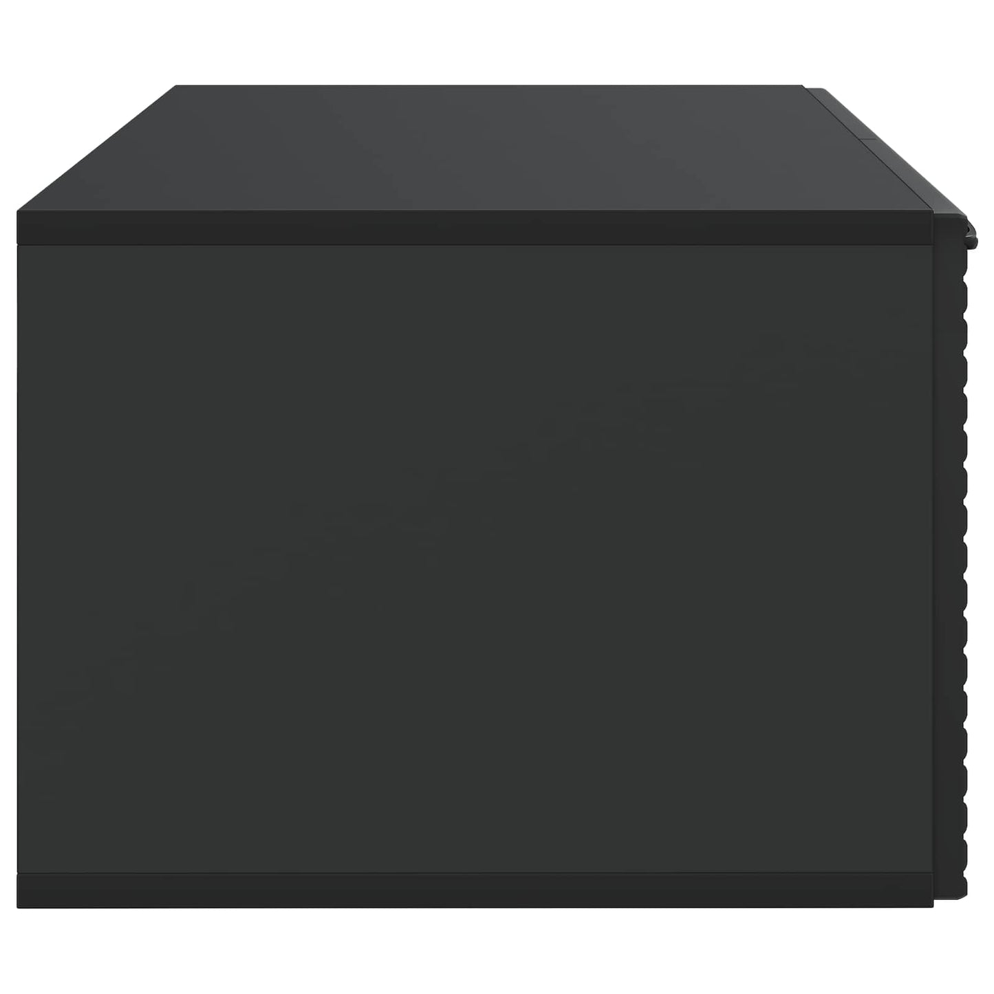 Nástěnná Tv Skříň Černá 59,5 X 41 X 30 Cm Kompozitní Dřevo