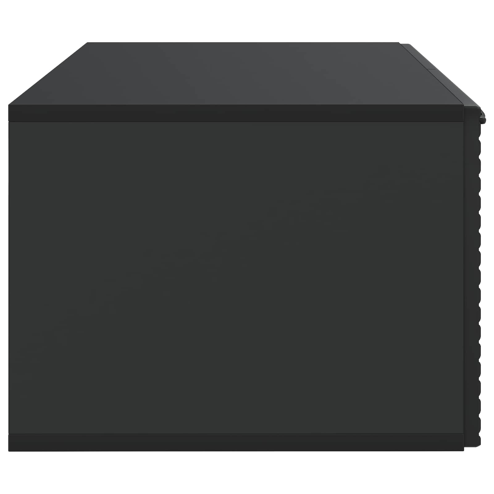 Nástěnná Tv Skříň Černá 59,5 X 41 X 30 Cm Kompozitní Dřevo