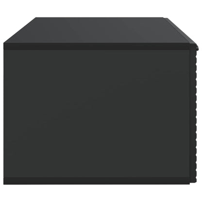 Nástěnná Tv Skříň Černá 59,5 X 41 X 30 Cm Kompozitní Dřevo