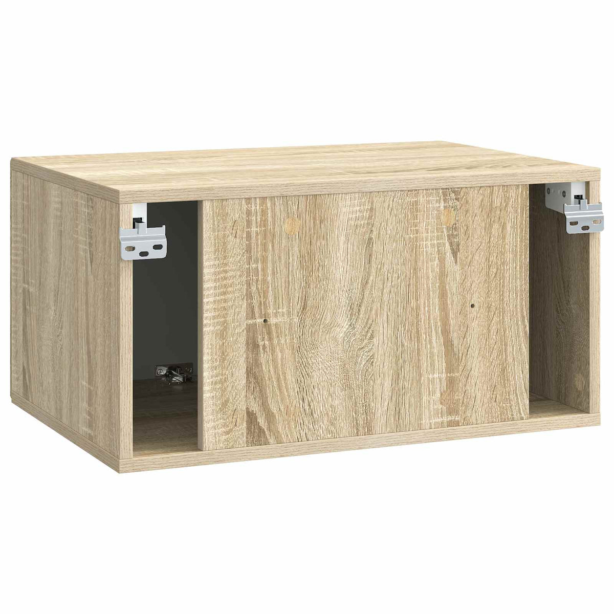 Nástěnná Tv Skříň Dub Sonoma 59,5 X 41 X 30 Cm Kompozitní Dřevo