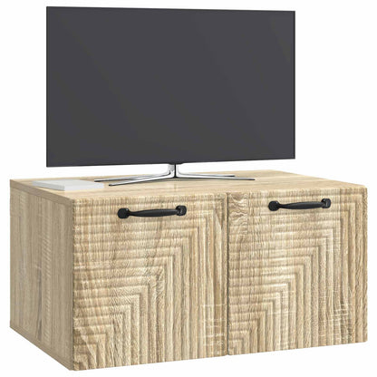 Nástěnná Tv Skříň Dub Sonoma 59,5 X 41 X 30 Cm Kompozitní Dřevo