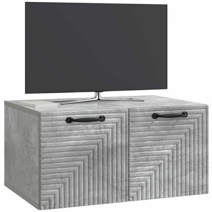 Nástěnná Tv Skříň Nástěnný Betonově Šedá 59,5 X 41 X 30 Cm