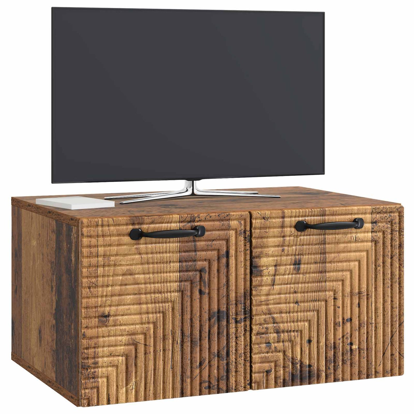 Nástěnná Tv Skříň Nástěnný Staré Dřevo 59,5 X 41 X 30 Cm