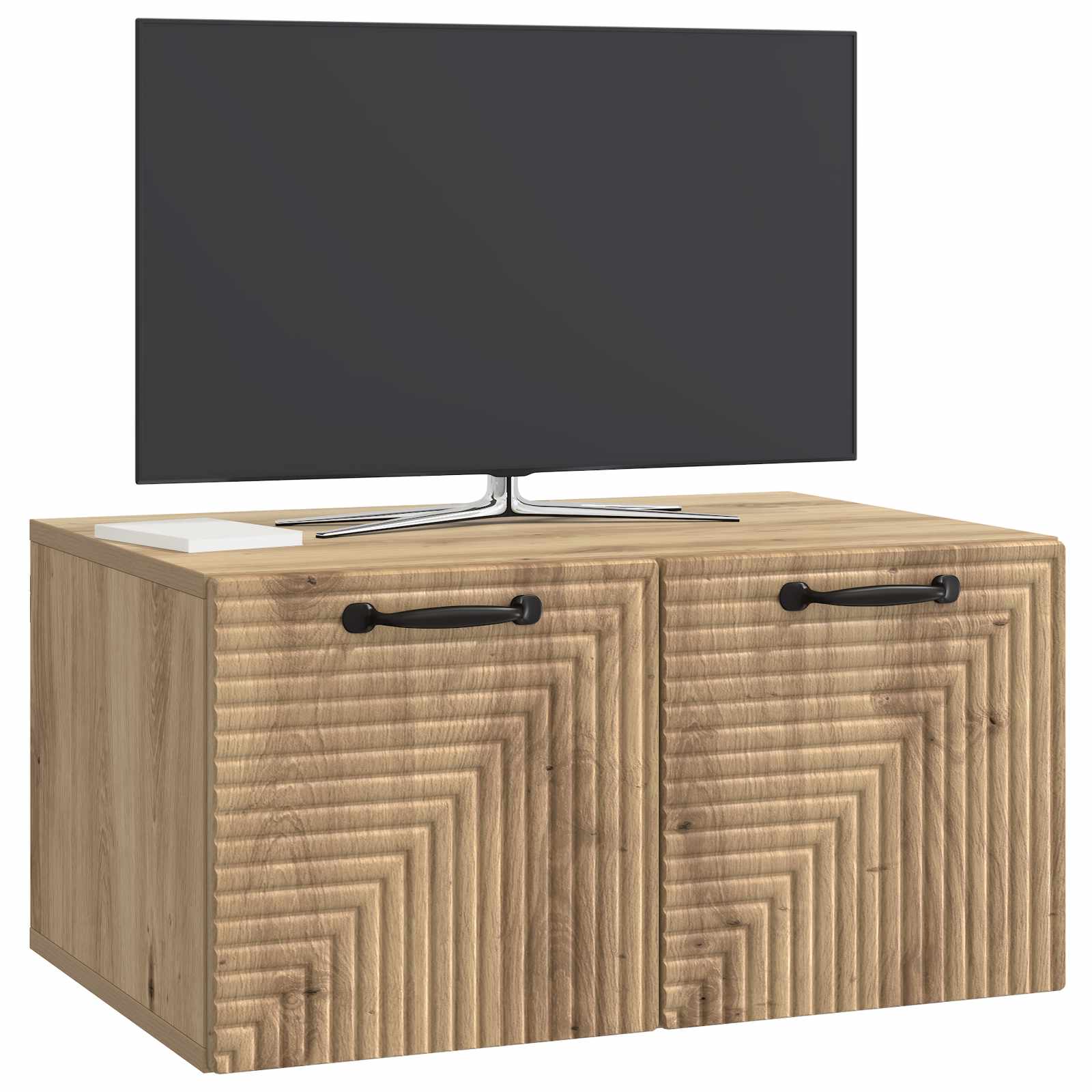 Nástěnná Tv Skříň 59,5 X 41 X 30 Cm Dub Artisan