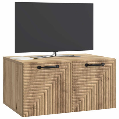 Nástěnná Tv Skříň 59,5 X 41 X 30 Cm Dub Artisan