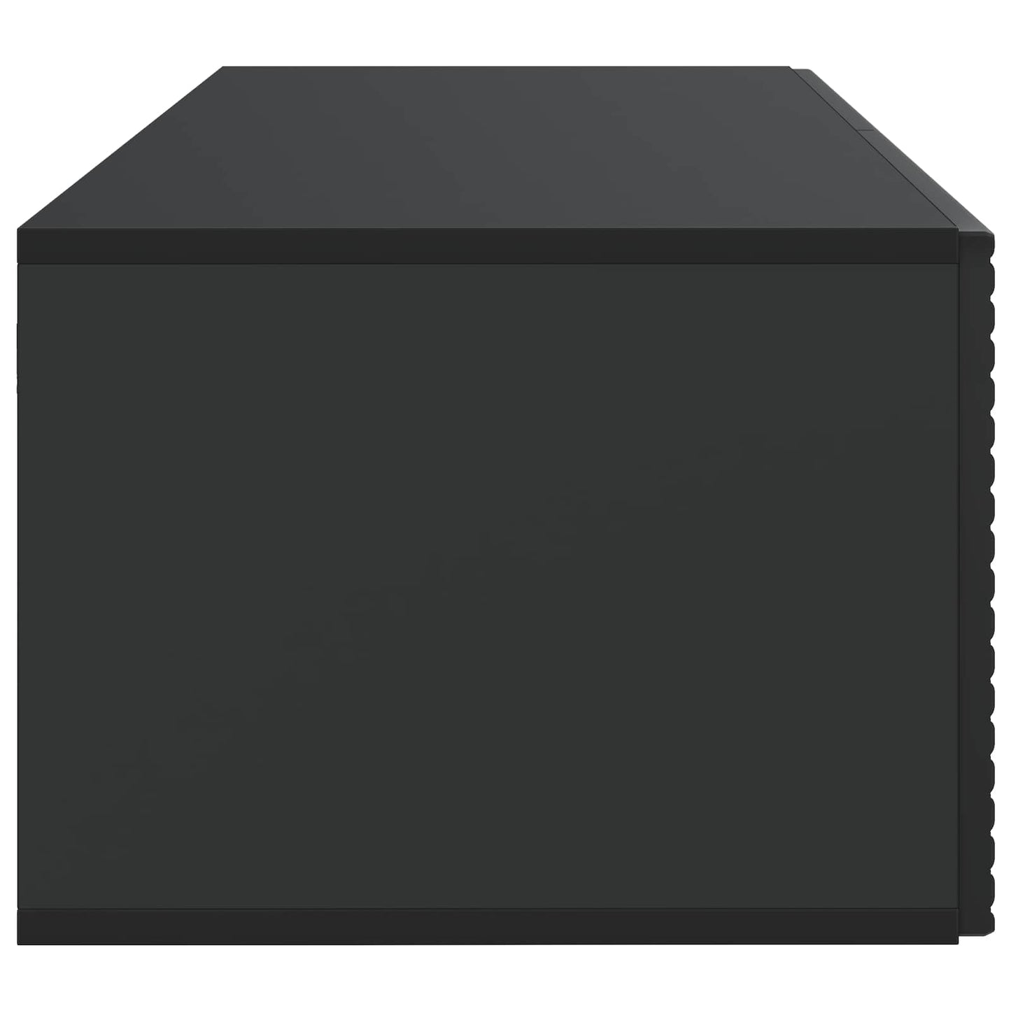 Nástěnná Tv Skříň Černá 78,5 X 41 X 30 Cm Kompozitní Dřevo